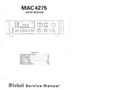 McIntosh MAC-4275 - Service manual